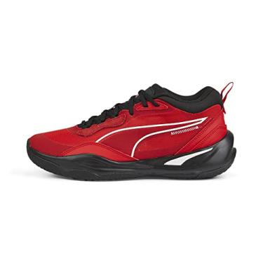 Imagem de PUMA Tênis masculino Playmaker Pro, Alto risco vermelho Jet Black, 44