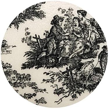 Imagem de Andreas Abridor de pote redondo de silicone para tapete, vaso sanitário, preto, 16,25 cm