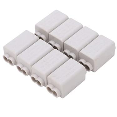 Imagem de Conjunto de conectores de fios, orifício de rosca de fixação M3 Terminal de emenda ABS 1-6mm² Faixa de fiação para conexão