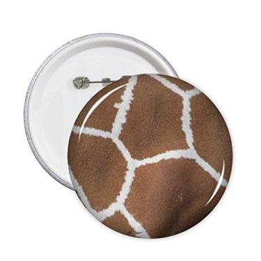 Imagem de Broche de design abstrato de penas de girafa com design de broches de emblema de botão para decoração 5