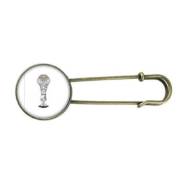Imagem de Egito Múmia Hórus Snake Hat Retro Metal Broche Broche Broche Clipe Joias