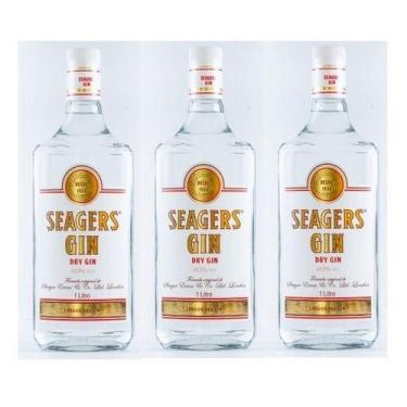 Imagem de Kit Gin Seagers Dry 980ml 3 Unidades - Stock