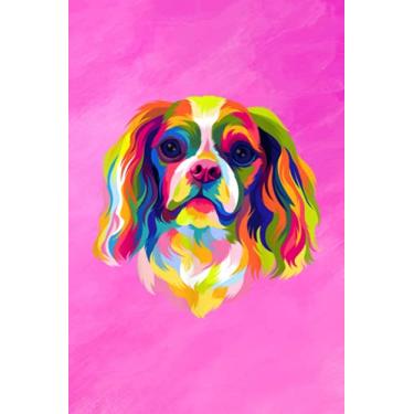 Imagem de Pop Art Cavalier King Charles Spaniel Cute Dog Lover : Account Information Notebook