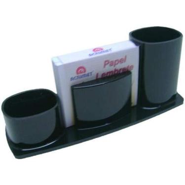 Imagem de ORGANIZADOR DE MESA COM PAPEL PRETO 740.4