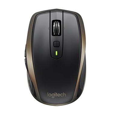 Imagem de Logitech Mouse sem fio MX Anywhere 2 – Use em qualquer superfície, rolagem super-rápida, recarregável, para computadores e laptops Apple Mac ou Microsoft Windows, Meteorite