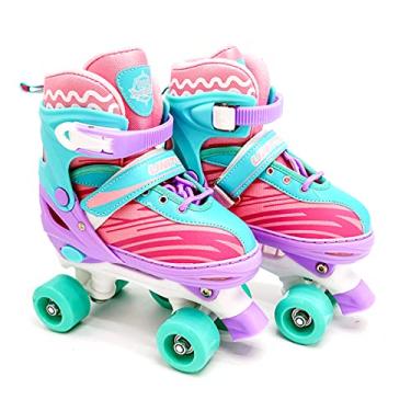 Imagem de Patins Quad Kit Violeta - com Kit de Proteção, Uni Toys