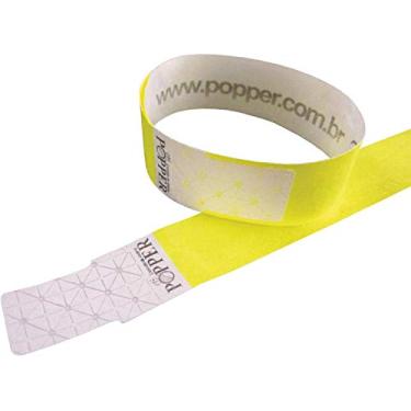 Imagem de Pulseira Identificacao Amarela Fluor Tyvek Pct Com 50 70794