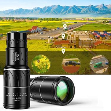 Imagem de Telescópio monocular 16X52 HD com suporte de tripé para celular para esportes ao ar livre, acampamento, viagens, atividades ao ar livre, esportes, teatro, viagens