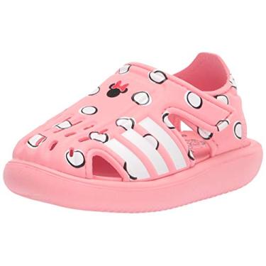 Imagem de adidas Sandália aquática Homem-Aranha Sapatos para Meninos, Super Pop/Branco/Preto, 9 Toddler