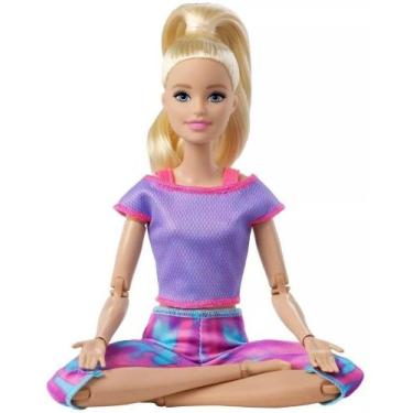 Imagem de Boneca Barbie Feita Para Mexer Loira - Made To Move Gxf04 - Mattel