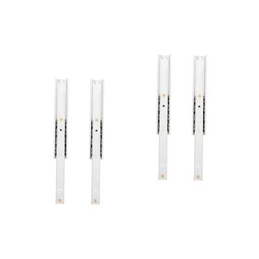Imagem de OSALADI 4 Pcs Corrediças De Gaveta Trilho Deslizante De Gaveta Auto Trilha De Guias De Gaveta Hardware De Gaveta Slide Dobrável Armário Desliza Caixa Boutique Liga De Alumínio Telescópico