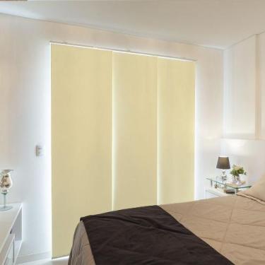 Imagem de Persiana Painel (2,00Lar. X 2,00Alt.) Blackout Creme - Vogaflex