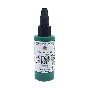 Imagem de Tinta Acrílica para Modelismo 30 ml Talento Tons Militares - Azul, Verde JADE (URSS COCKPIT) 123