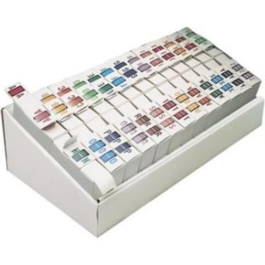 Imagem de A-Z Etiquetas de aba de extremidade estilo barra, sortidas, 13000/caixa