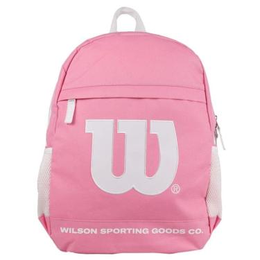 Imagem de Mochila Casual Esportivo Wilson em Poliester Rosa e Cinza 65011034FU