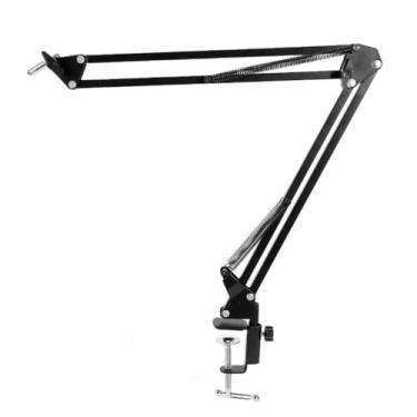 Imagem de F Fityle Suporte de mesa ajustável para webcam Logitech C922 C930E C930 C920