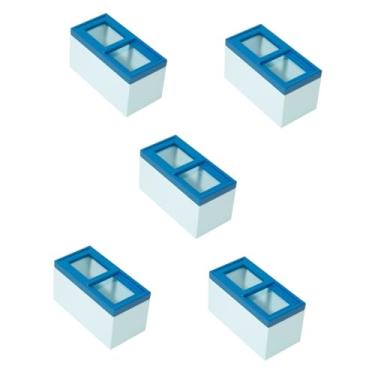 Imagem de Abaodam 5 Pçs Mini Freezer Horizontal Crianças Playset Mini-Frigorífico Brinquedos De Madeira Mini Móveis Brinquedo Crianças Fingir Jogar Geladeira Em Miniatura Modelo De Geladeira