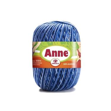 Imagem de Linha De Crochê E Tricô - Anne 500 - Cores Mesclas - 500 Metros - 100% Algodão - Círculo