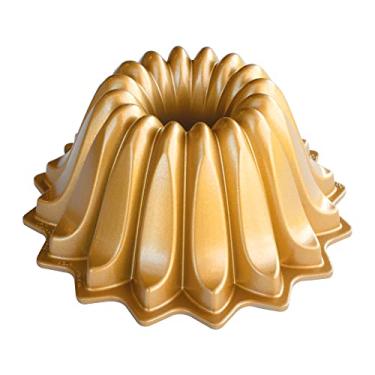 Imagem de Forma para Bolo Nordic Ware Dourado/Cinza