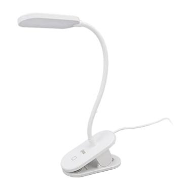 Imagem de Clip on Light Reading Lights LED USB Desk Lamp Eye Protection Book Clamp Light Flexible Clamp Lamp