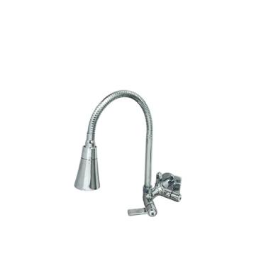 Imagem de Torneira Flexivel De Parede Samer Metais Com Saída Para Purificador De Agua 1/4 Tubo Dois Jatos 5/8
