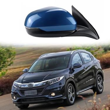 Imagem de Conjunto de espelho lateral do passageiro adequado para HONDA Vezel HRV XRV Acessórios de espelho retrovisor 2014 2015 2016 2017 (8 fios)