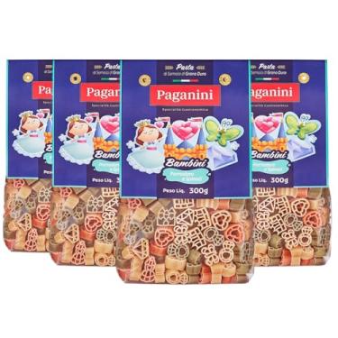 Imagem de Kit c/ 4und Macarrão PAGANINI Princesas Bambini 300g