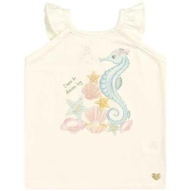 Imagem de Blusa Infantil Verão Cavalo Marinho - Kaiani-Feminino