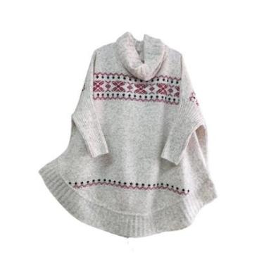 Imagem de Poncho Feminino Tricot Premium Mousse Plus Size Quente Gross-Feminino