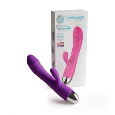 Imagem de Vibrador Ponto G Rabbit Coelho12 Ritmos Usb Resistente A Água Vibrador Poderoso para Mulheres, Ponto G, Telescópico, Clitóris Rotativo, Estimulador Vagina, Masturbador Feminino, Brinquedos Sensuais Adultos
