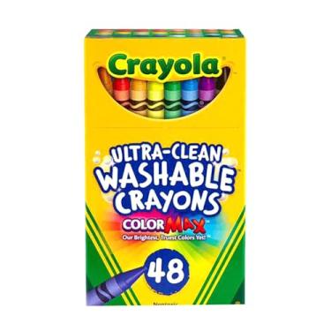 Imagem de Crayola Ultra Clean Washable Color Max Crayons, Standard Size, Set of 48
