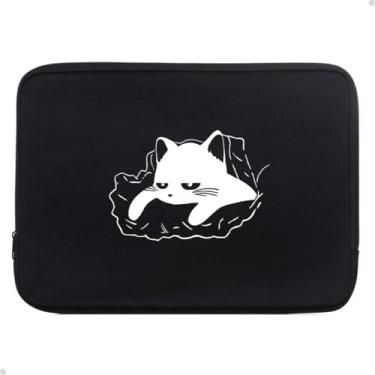 Imagem de Bolsa Para Notebook Laptop Macbook Executiva Masculina Feminina (Gato, 15,6")