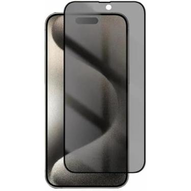 Imagem de Película Frontal Privacidade Premium Compatível Com iPhone 16, 16 Plus, 16 Pro, 16 Pro Max - (Hard Glass Store) (iPhone 16 Plus (6.7))