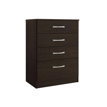 Imagem de Cômoda P/ Roupas Quarto Casal/Solteiro 4 Gavetas Astral