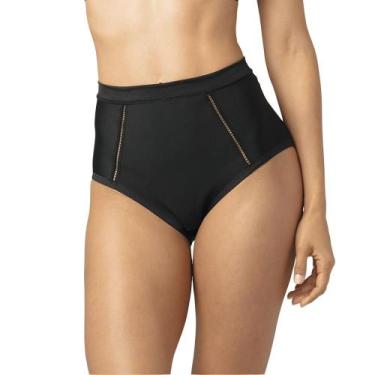 Imagem de Cinta DeMillus 46604 Microfibra, Preto, G