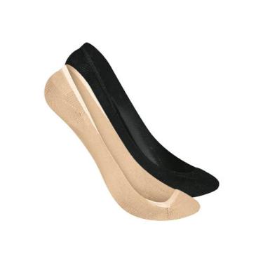 Imagem de Kit 2 Pares de Sapatilhas Selene 7340-003 Colorido - Genérico, Bege