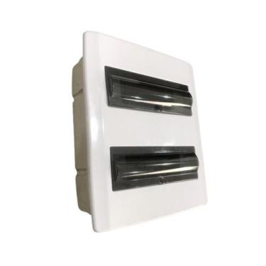 Imagem de Caixa Quadro Distribuição Embutir 16/24 Disjuntores Nema/Din - Ilumi