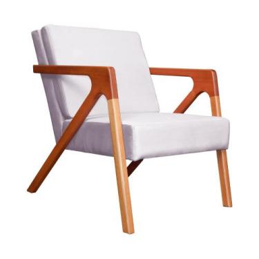 Imagem de Poltrona Monalisa Decorativa Veludo Cores - DS Estofados, Rosê