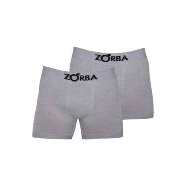 Imagem de Kit com 2 Cuecas Boxer Zorba 781, Mescla, M