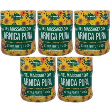Imagem de Revenda Atacado 5 Gel Massageador Arnica Pura Extra Forte 200g - Rhenu