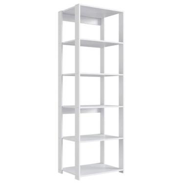 Imagem de Estante Livreiro 183X60cm 05 Prateleiras Branco PRODDY - Milani Store,
