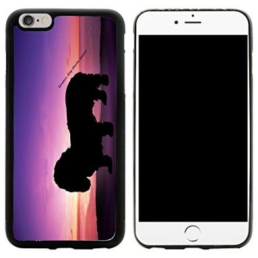 Imagem de Rikki Knight Capa híbrida para iPhone 6 Plus e 6s Plus - Cavalier King Charles Spaniel Dog at Sunset Design