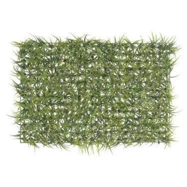 Imagem de KIT 10 PLACA FOLHAGEM PAINEL DE GRAMA LONGA VERDE 40X60cm - Flor Arte