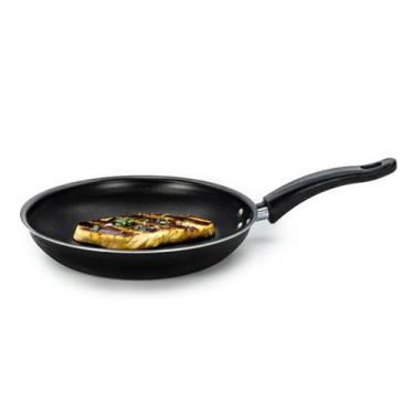 Imagem de Frigideira Francesa Antiaderente Teflon 22 cm Grande Alumínio - Metalú