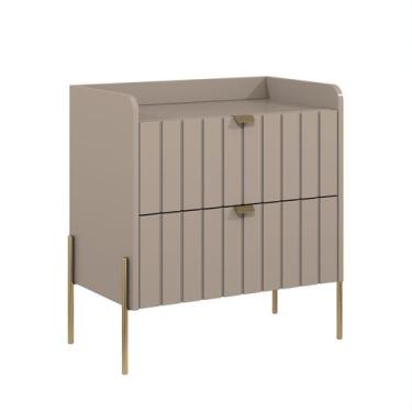 Imagem de mesa de cabeceira em madeira mdf conect moriah 60cm moderna - Aprire M