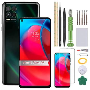 Imagem de YHXMARSCAN Substituição para Motorola Moto G Stylus 5G 2021 Touch Screen Digitalizador Assembléia Motorola XT2131 XT2131DL XT2131-1 XT31-3 XT2131-4 17.3 cm LCD Display