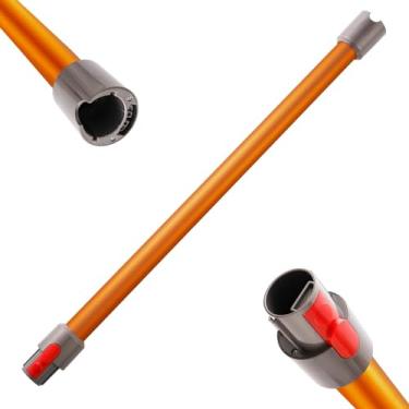 Imagem de Qygba Tubo de varinha de substituição para peças de vácuo Dyson Stick V15 V11 V10 V8 V7, peças de substituição de vácuo de extensão, 72 cm (laranja)