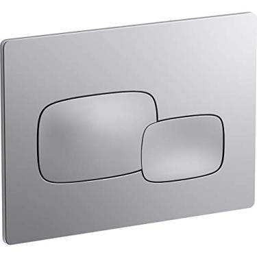 Imagem de KOHLER K-5413-CP Placa de atuador de descarga de seixos para sistema de tanque e transporte de 5 x 10 cm, cromado polido