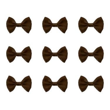 Imagem de Tupalizy Mini laços de fita de cetim pequenos laços artesanais de tecido de costura para decoração de Natal gravatas borboleta sacos de presente caixas cartões de convite de saudação lembrancinha de