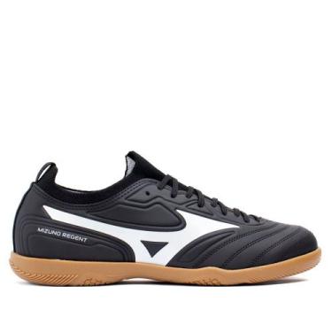 Imagem de Chuteira Futsal Mizuno Regent AS Preto/branco, Preto, Branco, 40
